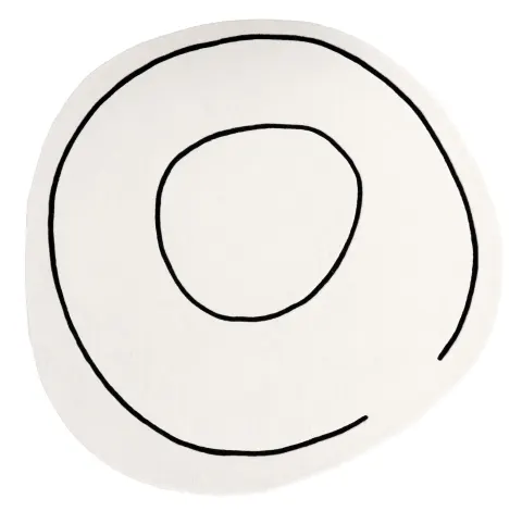 Dywan Carpet Decor LOOP IVORY ROUND 250 cm okrągły ivory