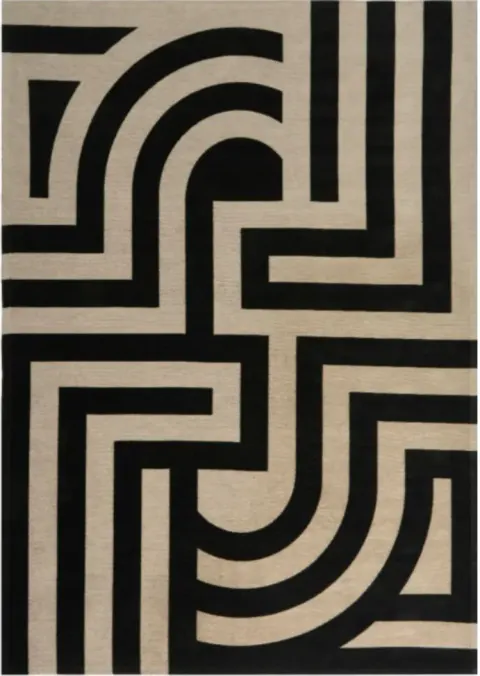 Dywan Carpet Decor TIFFANY BLACK 200x300 cm prostokątny