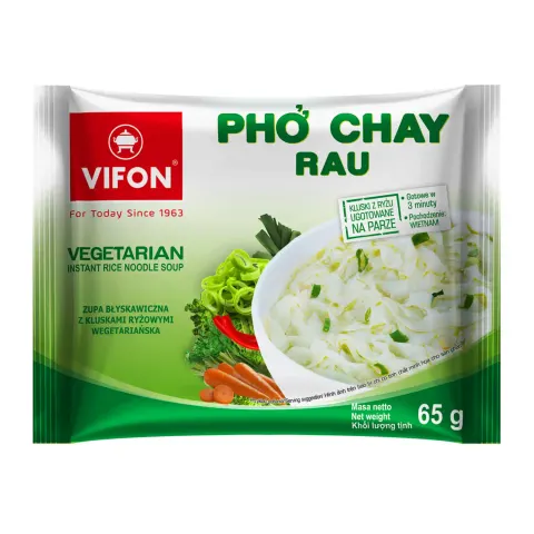 Pho Chay Rau - zupa o smaku wegetariańskim w stylu wietnamskim Vifon 65g