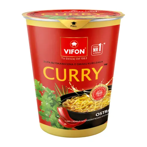 Zupa smak kurczaka Curry Vifon 60g - kubek