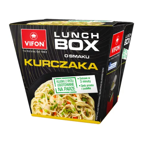 Lunch box ryżowy - Kurczak Vifon 85 g danie bezglutenowe