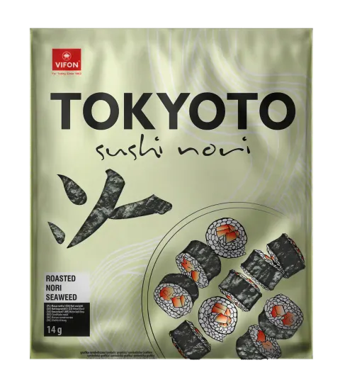 Prażone algi morskie sushi nori TOKYOTO 14g