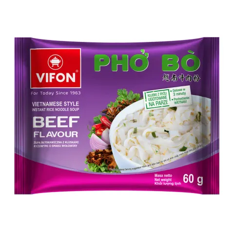 Pho Bo wołowina w stylu wietnamskim Vifon 60g - OUTLET