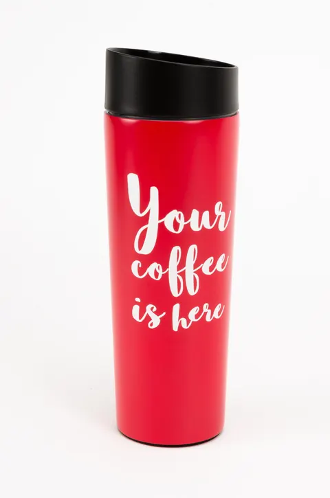 Kubek termiczny "Your coffee it's here"