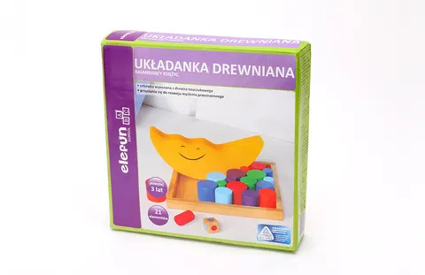 Układanka drewniana balansujący księżyc