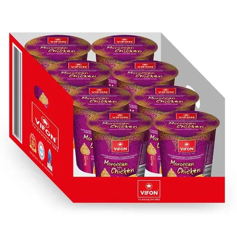 Karton 8 szt - kurczak w stylu marokańskim Vifon 60g kubek