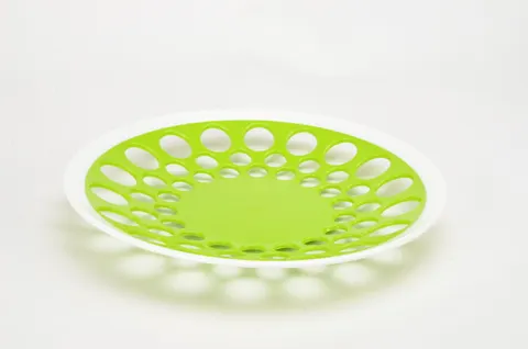 Patera plastikowa na owoce - zielona