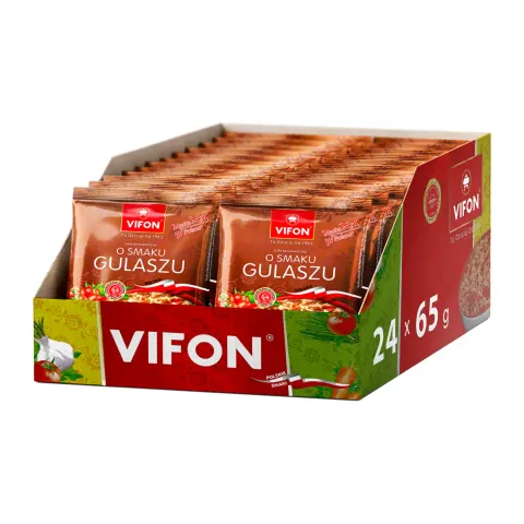 Zestaw 24 zup Gulasz Polskie Smaki Vifon 65g