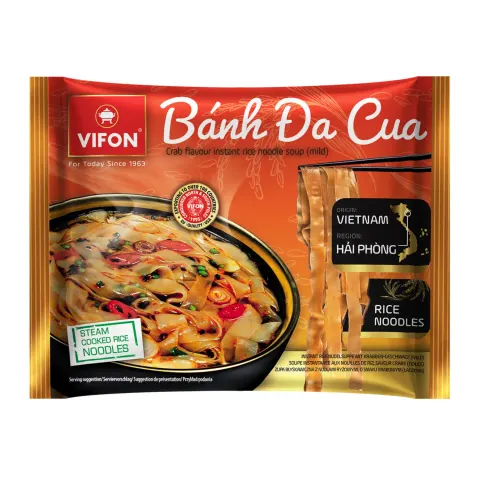 VIFON Banh Da Cua - zupa z nudlami ryżowymi o smaku krabowym 60G