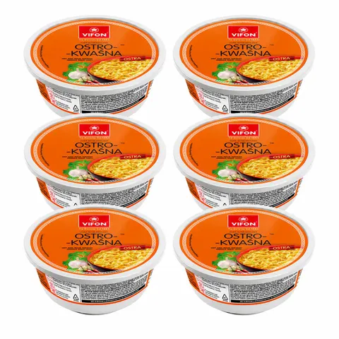Ostro - kwaśna Vifon 85 g - miska - Karton 6 sztuk