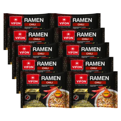 Ramen - zupa o smaku chili Vifon 80g x 10 sztuk