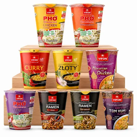 Vifon Zestaw Kubków - Zupki Instant Zawsze pod Ręką
