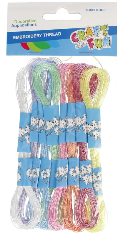 Ozdoba dekoracyjna mulina 8szt.. Mix 480895, Craft With Fun