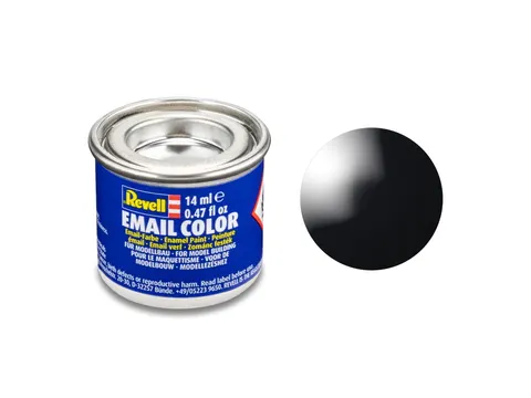 Revell 32107 Farba 07 Black Gloss RAL 9005 Enamel 14ml