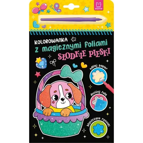 Kolorowanka z magicznymi foliami - Słodkie Pieski, Aksjomat