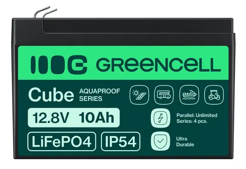 Akumulator Green Cell LiFePO4 12,8V 10Ah