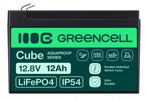 Akumulator Green Cell LiFePO4 12,8V 12Ah