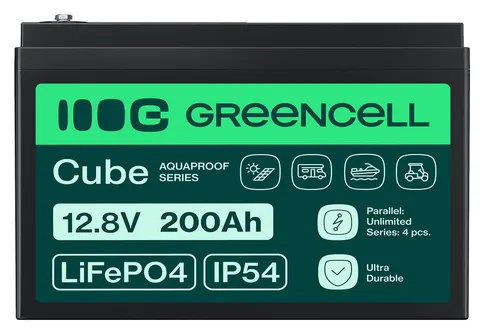 Akumulator Green Cell LiFePO4 12,8V 200Ah