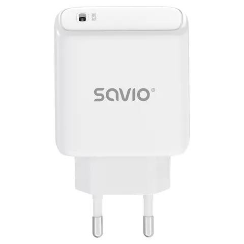 Savio Ładowarka sieciowa 20W Power Delivery 3.0, Biała LA-14
