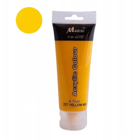 Farba akrylowa Madisi 75 ml - 227 Yellow mid