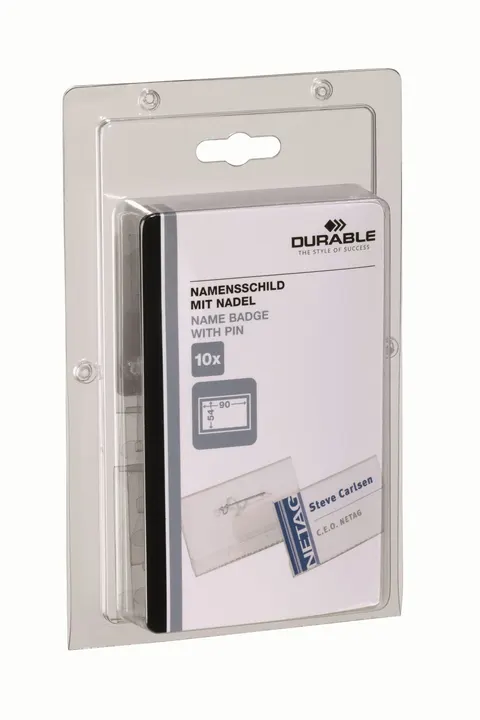 Durable Identyfikator 54x90 Mm Z Agrafką 860419