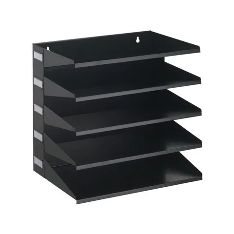 Durable Sorter Do Dokumentów 5 Półek Czarny 336001