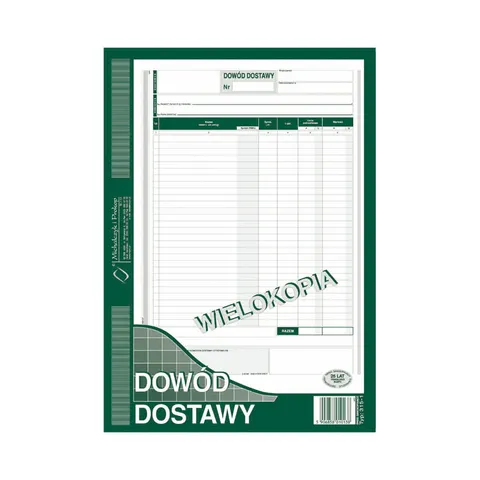 Michalczyk i Prokop Dowód Dostawy A4 315-1