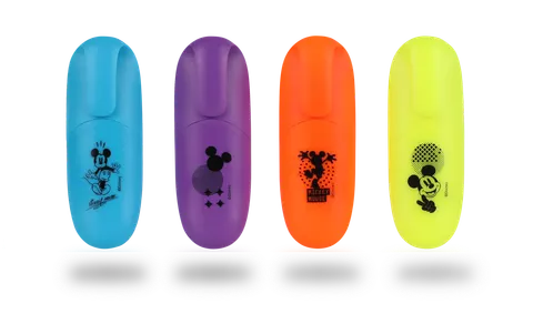 DISNEY FASHION - ZAKREŚLACZE MINI 4SZT. MIX /MICKEY MOUSE