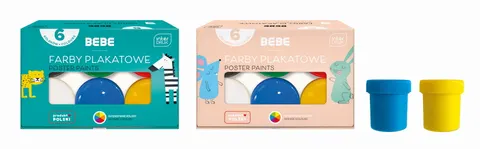 Interdruk Farby plakatowe 6kol. BEBE Kids
