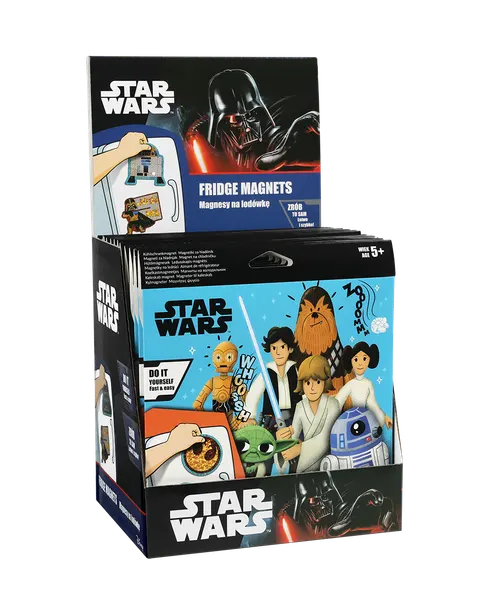 DISNEY CORE - MAGNES NA LODÓWKĘ - MIX 2 WZORÓW - STAR WARS