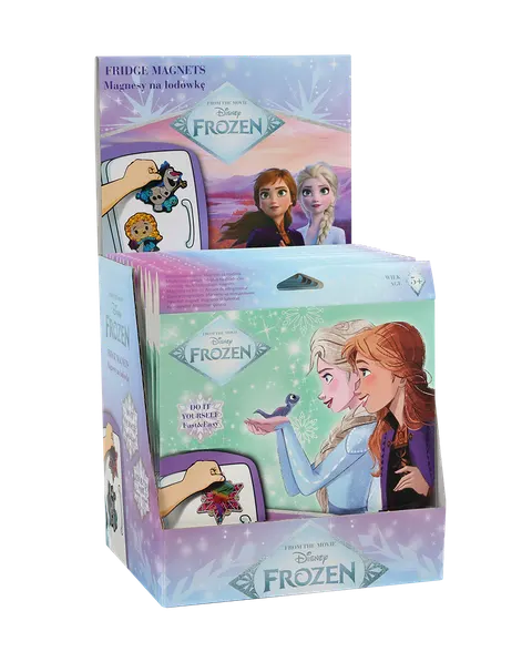 DISNEY CORE - MAGNES NA LODÓWKĘ - MIX 2 WZORÓW FROZEN