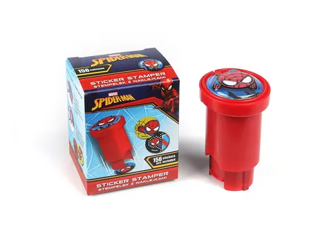 DISNEY CORE - STEMPEL Z NAKLEJKAMI SPIDERMAN MIX