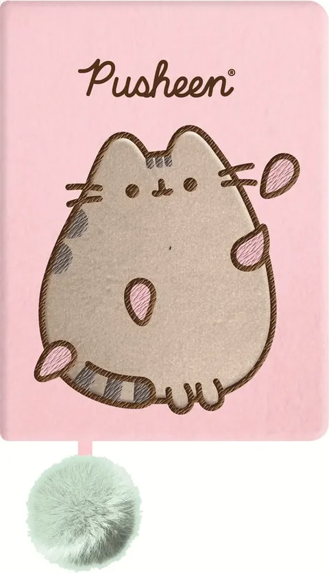 Notatnik pluszowy A5 96 kartek PUSHEEN