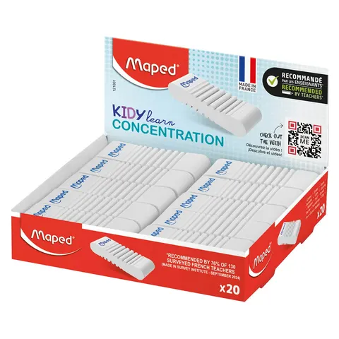 Maped Gumka Kidy Learn Concentration display