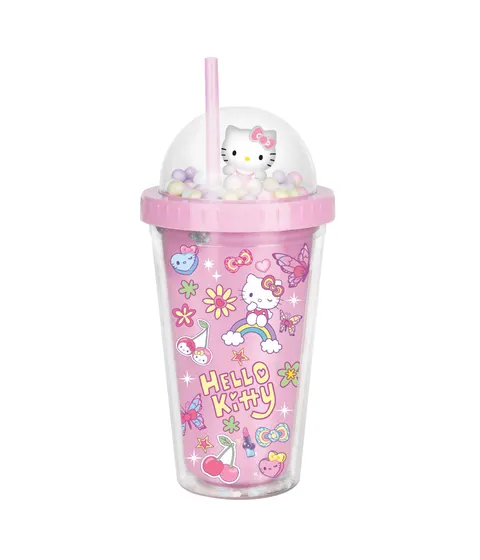 HELLO KITTY - KUBEK Z RURKĄ - LIGHT PINK - 1 /24/
