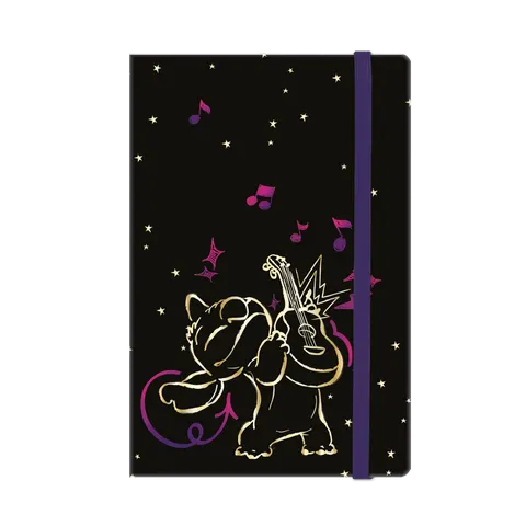 DISNEY GOLD - NOTES A5 /80 K. LINIA Z GUMKĄ - WZÓR 2 - STITCH /12/