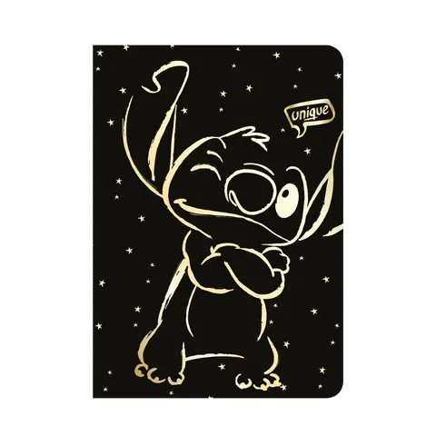 DISNEY GOLD - ZESZYT A5 / 32 K. KRATKA (m)- WZÓR 3 - STITCH /6/