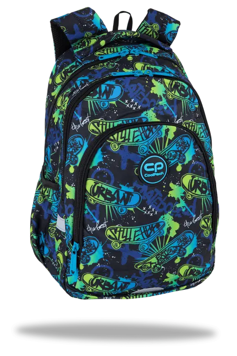 COOLPACK - PRIME PRO - PLECAK SZKOLNYdo klas 1-3 SKATE NIGHT