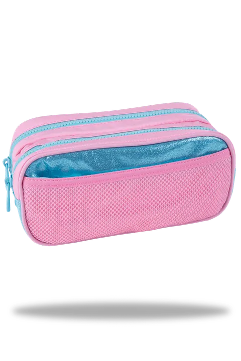 COOLPACK - DUKE - SASZETKA PODWÓJNA - BLUE PASTEL