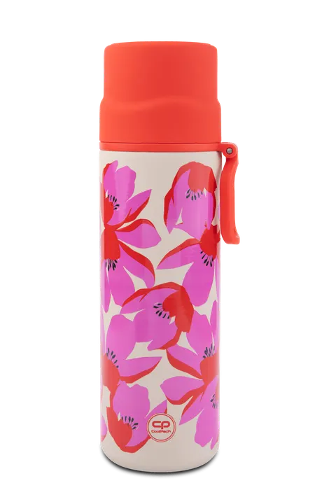 COOLPACK - VECTIS - BIDON METALOWY Z KUBECZKIEM - FLORES ROSA