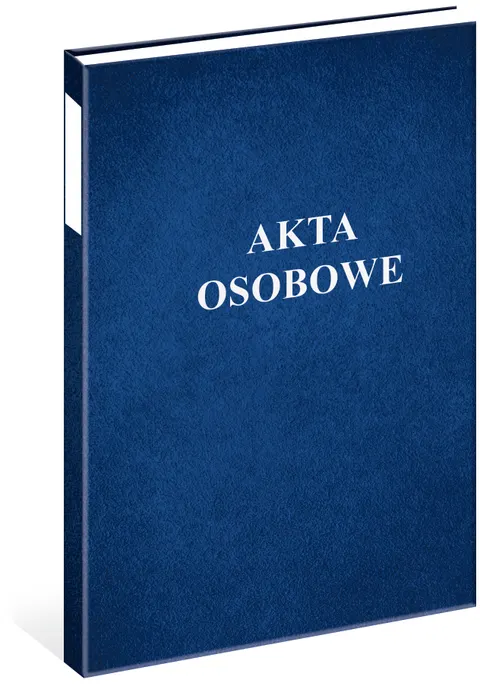Interdruk Teczka akt osobowych oklejana Niebieska