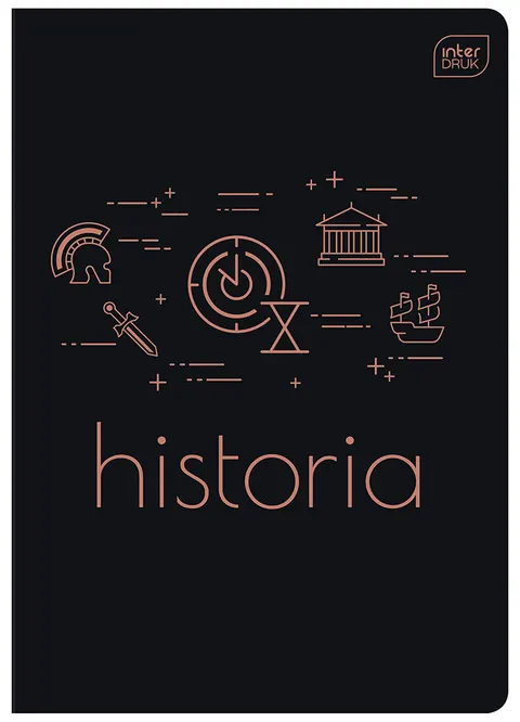 Interdruk Zeszyt A5 60 kartek w kratkę M 70g UV Historia