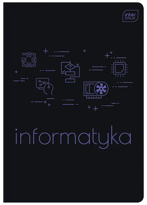 Interdruk Zeszyt A5 60 kartek w kratkę M 70g UV Informatyka