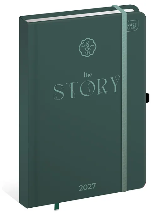 Kalendarz książkowy 2027 A5 192 strony TO Hybryda Story Interdruk a1