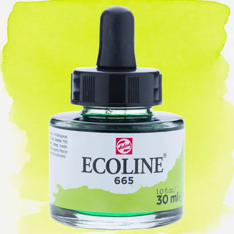 Farba akwarelowa Ecoline 30 ml - 665 Spring green