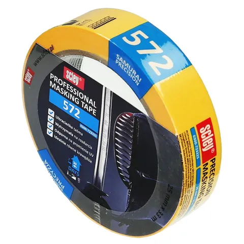 Precyzyjna taśma maskująca Scley Samurai Precision 572 - 25mm x 33 m