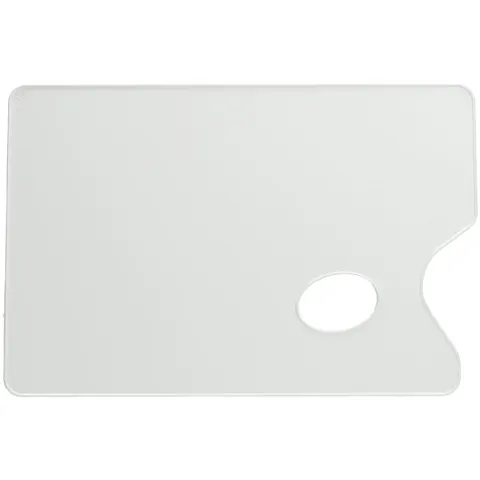 Paleta plastikowa prostokątna gładka 19x29