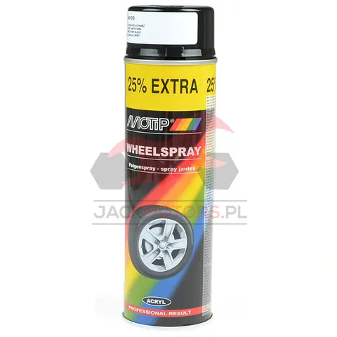 MOTIP LAKIER DO FELG CZARNY POŁYSK 500ml 04018