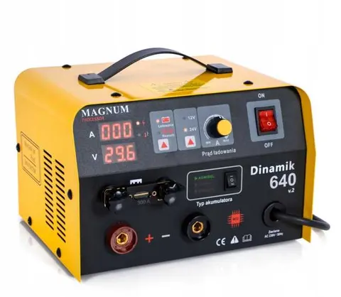 Prostownik inwerterowy z rozruchem MAGNUM DINAMIK 640 V.2 12/24V 230V