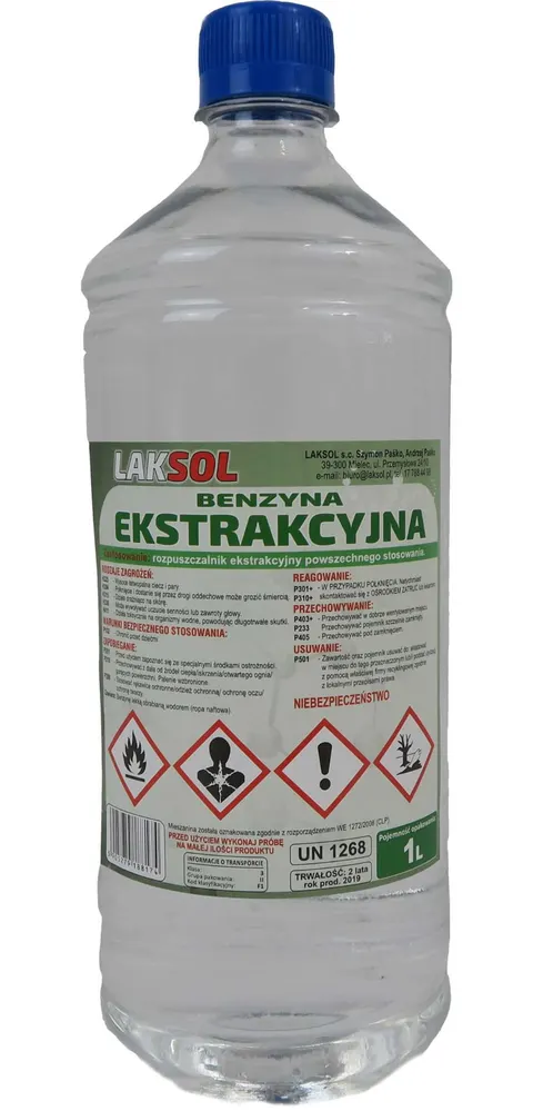 Benzyna ekstrakcyjna 1L Laksol